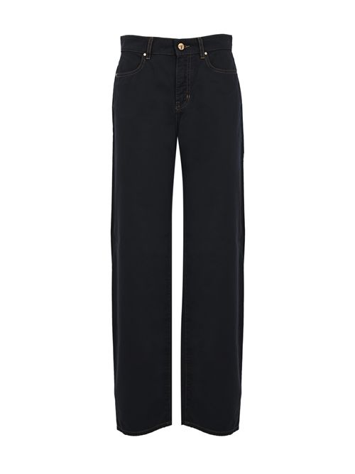 Pantalone baggy MSTFATUO in raso di cotone Blu MAX MARA STUDIO | 2616131111600005